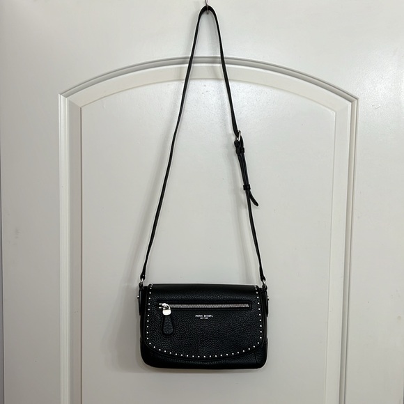 Henri Bendel Dakota studded flap Crossbody Black - Picture 3 of 16